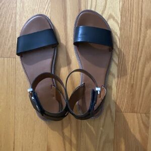 Franco Sarto Stylish Black Sandals